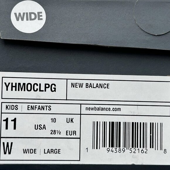 New Balance Little Girls Faux Fur Winter Sneaker Size 11 Light Pink Gray Wide - Picture 14 of 16